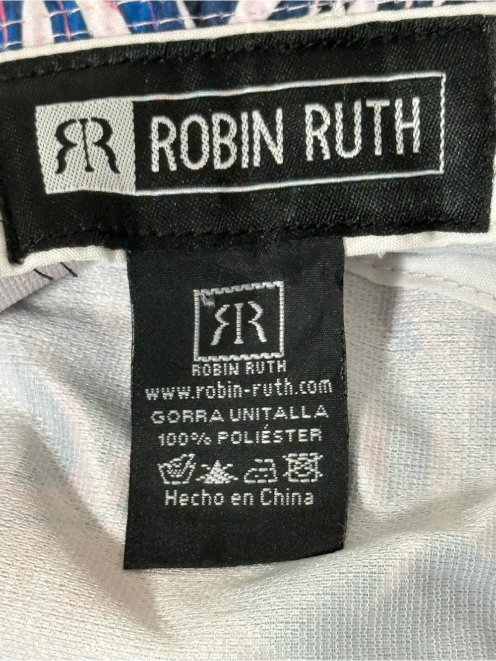 Robin Ruth Blue & Pink Tropical Leaf Bucket Hat Cancun